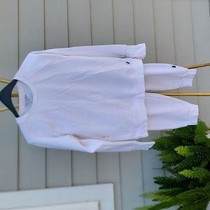 Sweatshirt and pants white Athleta size M